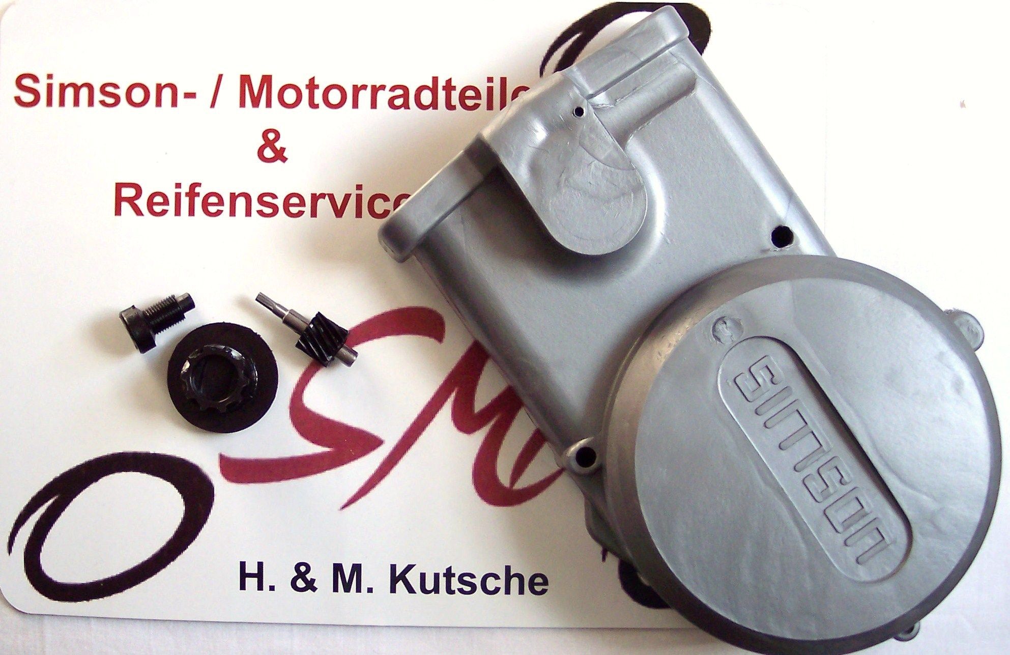 Lichtmaschinendeckel + Antrieb Motordeckel Ritzelabdeckung für Simson