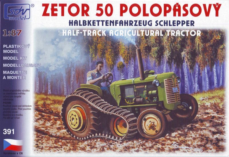 SDV Bausatz Zetor 50 Halbkettenfahrzeug Schlepper