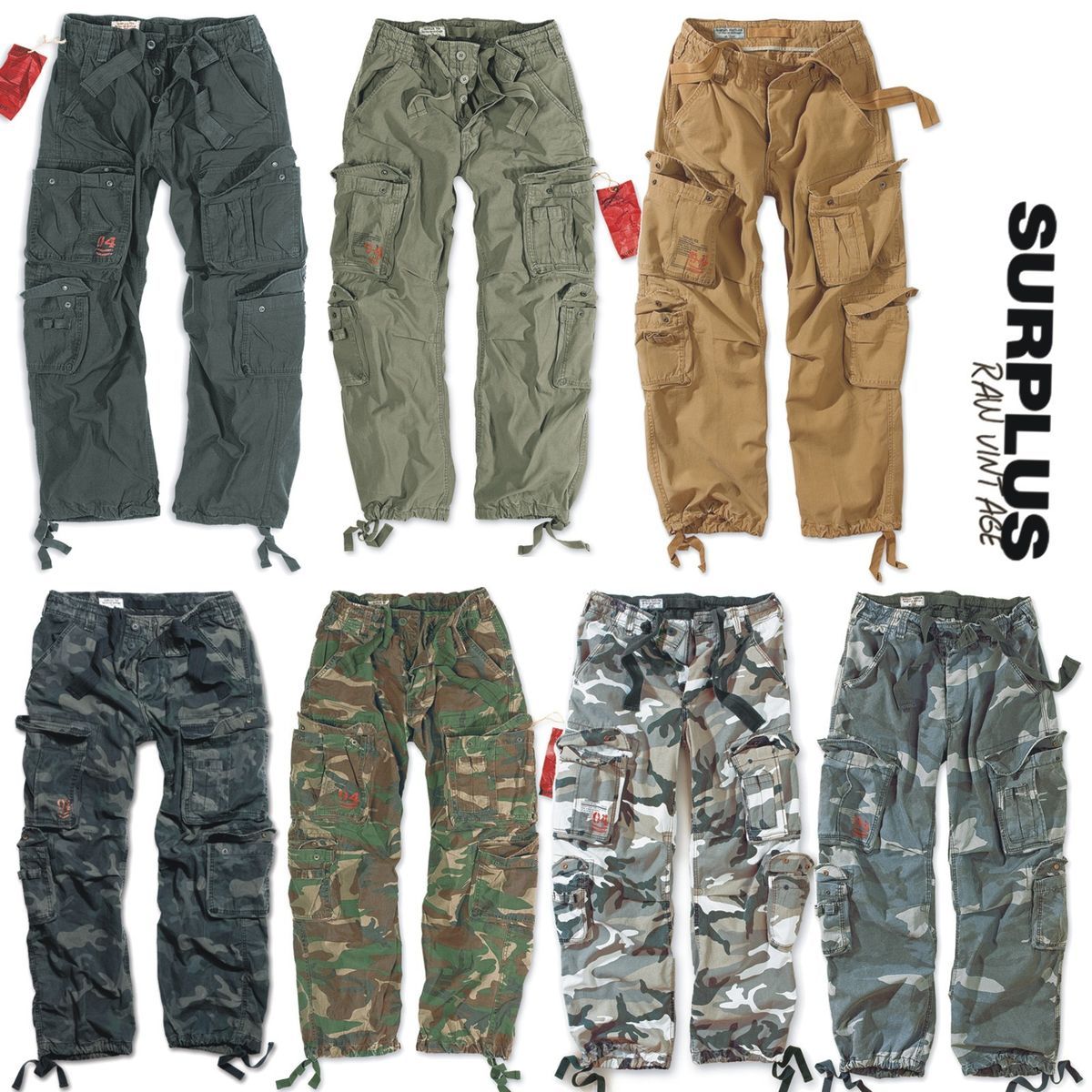 SURPLUS Airborne vintage TROUSERS Army Cargo Hose