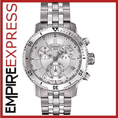 MENS TISSOT PRS200 SILVER CHRONO WATCH T067.417.11.03 1.00   RRP £345