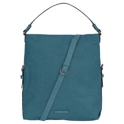 Esprit O15072 Lona Flap Over Damentasche Azurblau