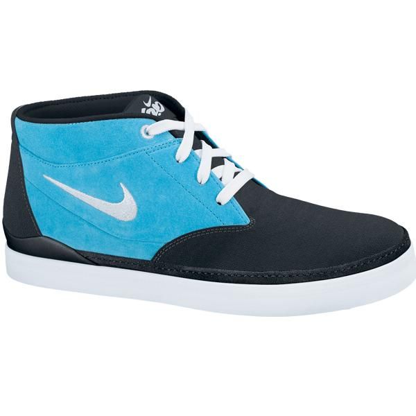 NIKE 6.0 BRAZEN SCHUHE SCHWARZ / BLAU 44,5 US 10,5 Skateschuhe