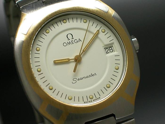 Schnäppchen OMEGA Seamaster Stahl/Gold   Quarz