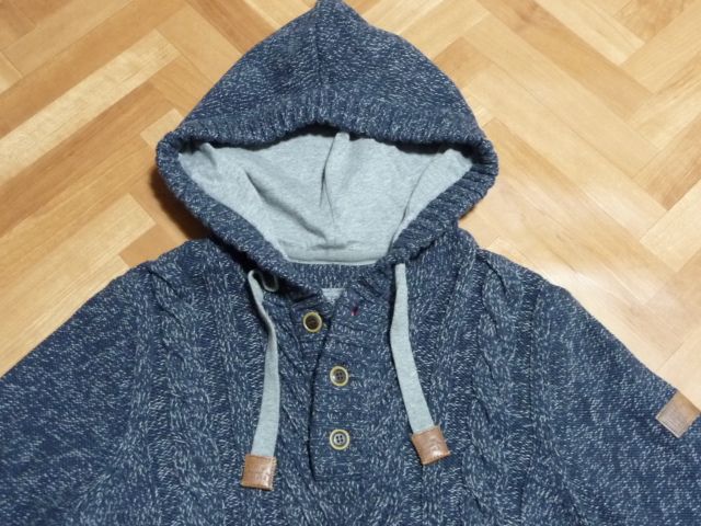 NEU EDC BY ESPRIT MEN PULLOVER M. KAPUZZE GR.M