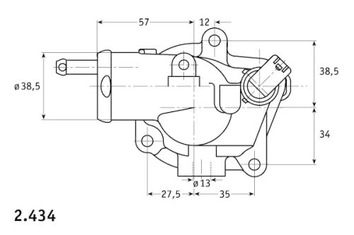 BEHR THERMOT TRONIK 2.434.92 MERCEDES BENZ E KLASSE (W210