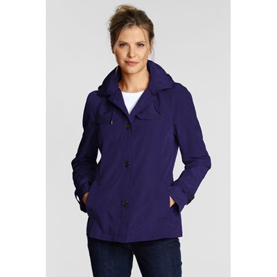 LANDS´ END Damen Jacke Regenjacke Damenjacke Kapuzenjacke