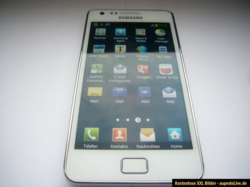 tolles Handy wie neu Samsung Galaxy S 2 GT   I 9001 16 GB weiss ohne