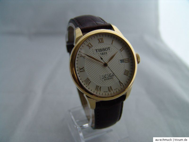 Original TISSOT Le Locle Uhr T41541373 Automatic Mechanical Leder