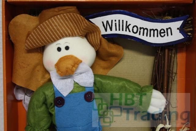 Türschild Türdeko Türkranz Holz Herbstdeko Willkommen