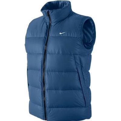 Nike Basic Down Vest Herren Weste Winterweste Blau Daunenweste