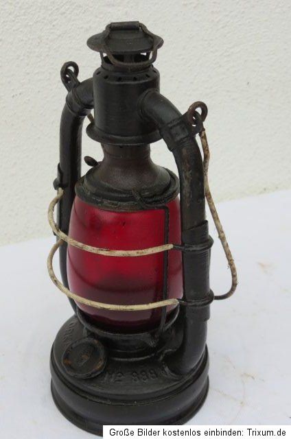 Lampe Öllampe Petroleumlampe Militär Orkan Hasag Nr. 888 Oldtimer