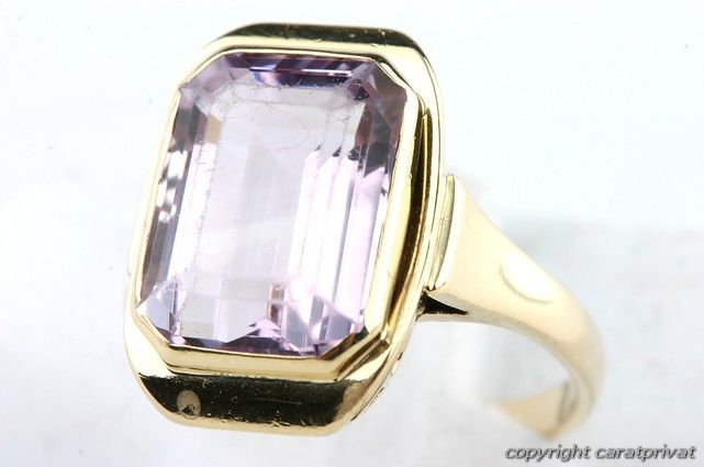 Amethystring in Gold Ring mit Amethyst Damenring 585