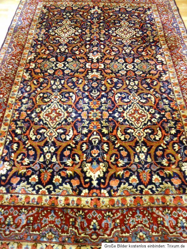 Königlicher BLUMEN Kirman TEPPICH Saruk / Täbriz Ghom / Nain Old Rug