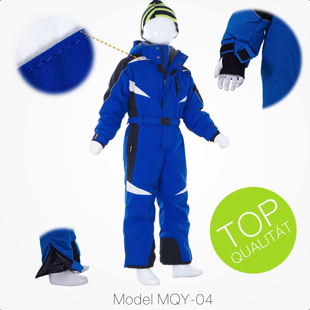 NEW SKIANZUG SCHNEEANZUG WINTERANZUG SKIOVERALL KINDER ANZUG 98 104