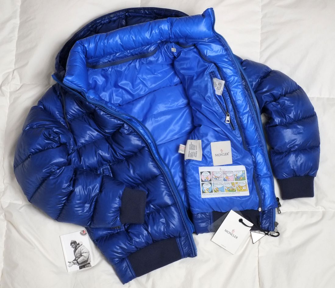 Original Moncler Daunen Jacke Marque  royalblau  Gr. 4 / 52 / L