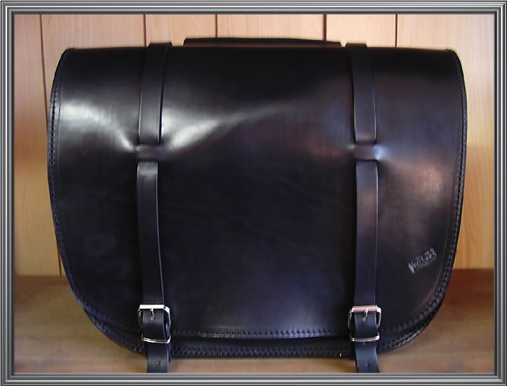 BORSA CUOIO LATERALE PER HARLEY DAVIDSON 883/SPORTSTER