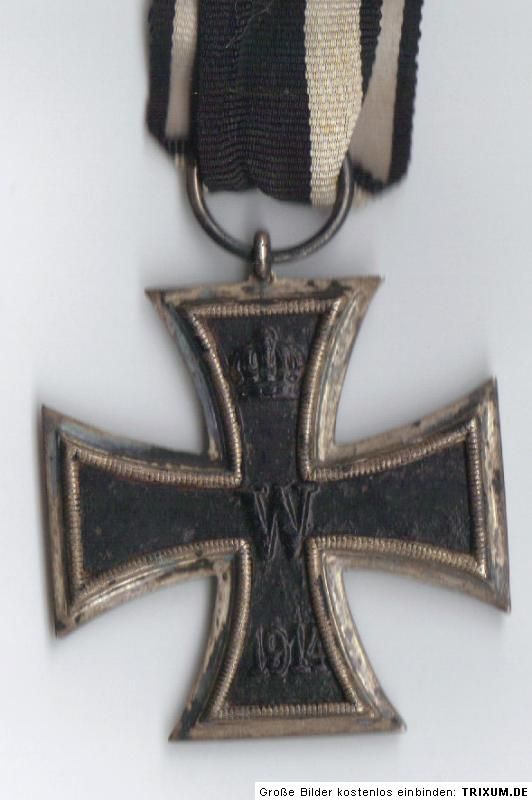 Weltkrieg Orden Eisernes Kreuz 1914 iron cross Hz KO