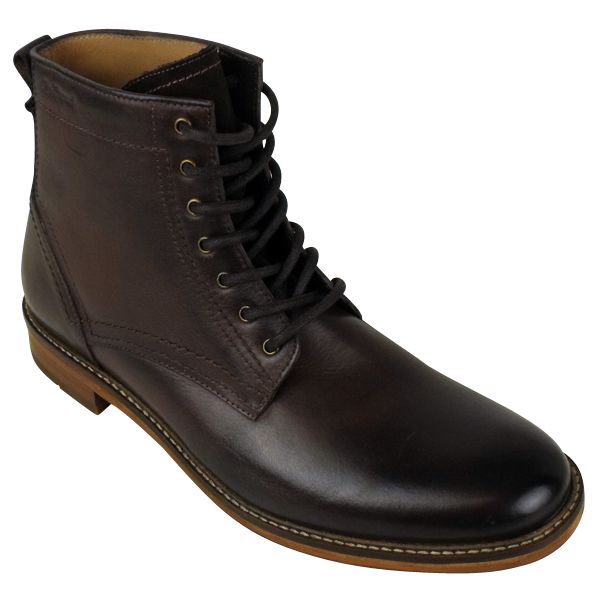 Herren Ben Sherman QEWY 2 Leder Boots Knöchel Schnür Stiefel Größe