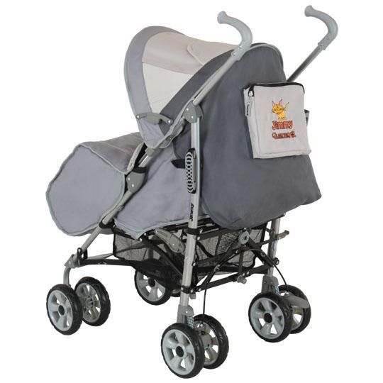 Neu Kinderwagen Buggy JIMMY GRAU + inkl. Getränkehalter