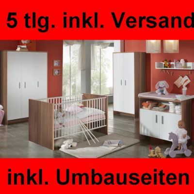 Babyzimmer Jojo 5tlg. Babybett Babyausstattung komplett