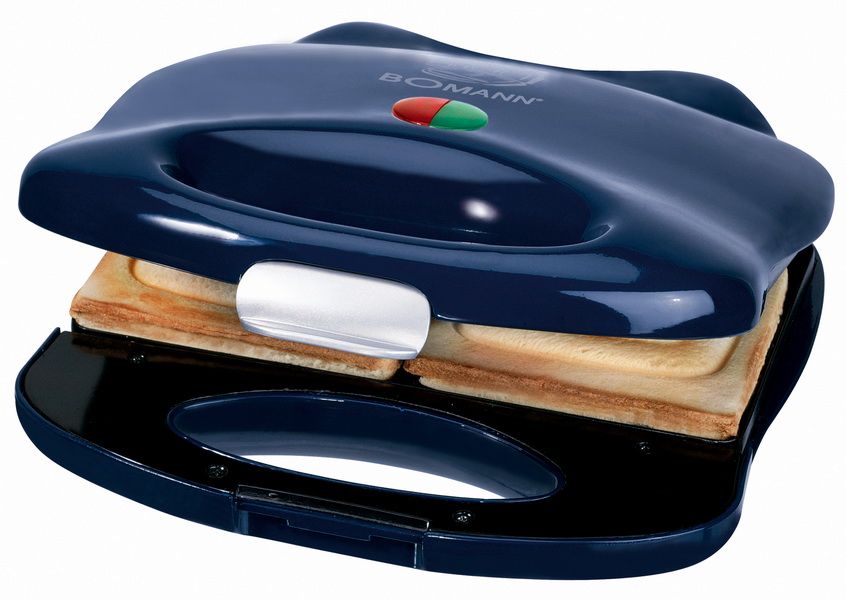 Bomann Sandwichtoaster CB 502 Blau Sandwichmaker Sandwich Maker