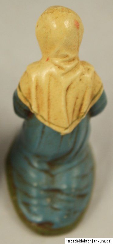 Alte Maria Josef König Krippe Krippenfigur Weihnachten 10 cm hoch