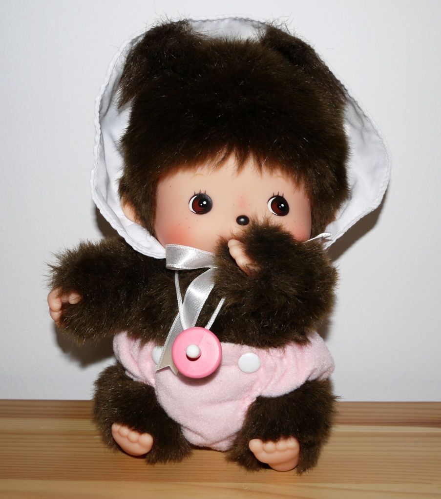 Monchichi Mochhichi Mädchen 20cm TOP Zustand