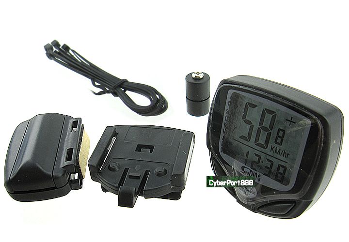 WIRELESS CYCLE COMPUTER SPEEDOMETER BIKE BICYCLE METER