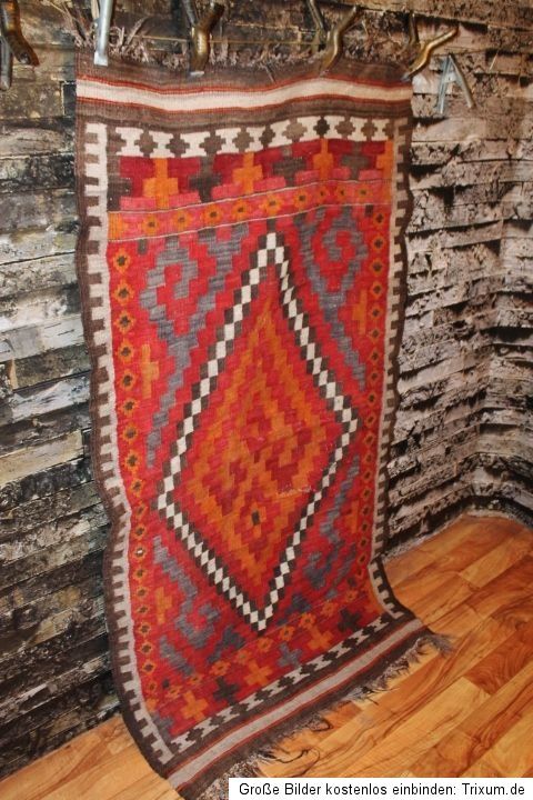 Orient Teppich Afghanistan Nomaden kelim afghan kilim Maimana 192x98cm