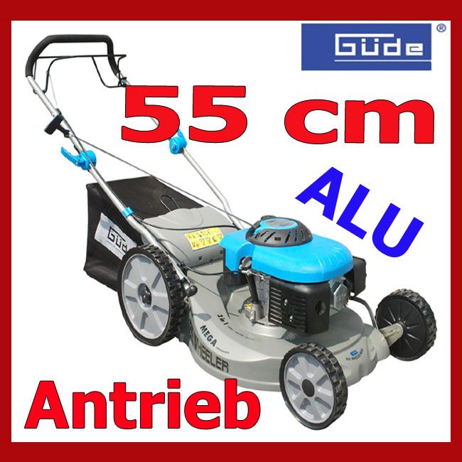 GÜDE BIG WHEELER 560 MEGA 55CM BENZIN RASENMÄHER XXL RADANTRIEB