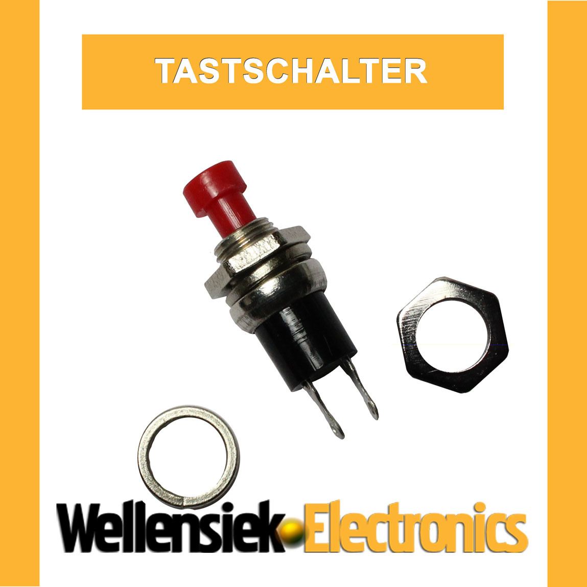 Drucktaster Schalter Mini Taster Schließer Wippschalter 6V, 12V 24V