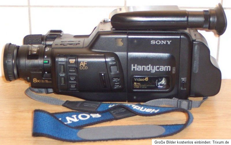 Sony CCD F380E Videocamera ausgezeichneter Zustand Video 8 Video8