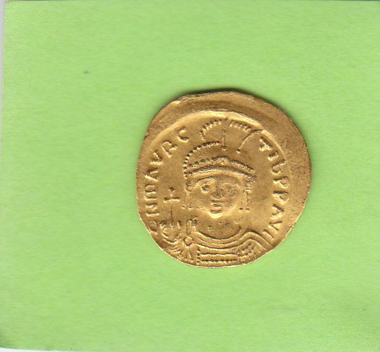 nsw leipzig GOLD Byzanz Solidus 582 602 Mauricius Tiberius in ss vz