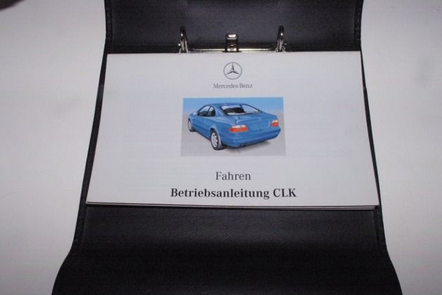 MERCEDES CLK   Klasse 208 Betriebsanleitung 1996 Bedienungsanleitung