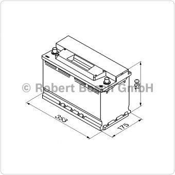 S3 013 12V 90AH 720A 590 122 072 BATTERIE GEFÜLLT+GELADEN