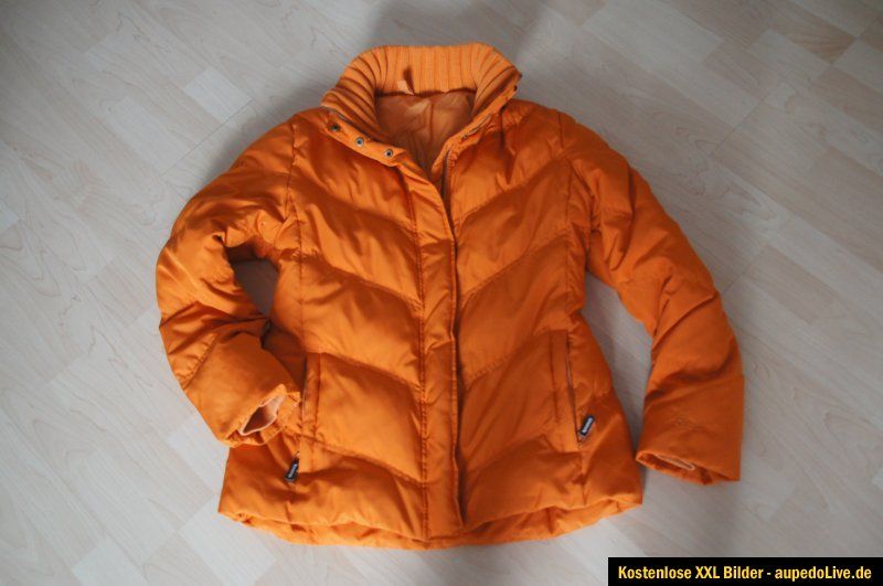 ESPRIT Jacke Damen Winterjacke Daunen 38/40 M/L orange Daunenjacke