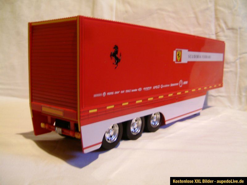 New Ray 132 Umbau Trailer Auflieger Ferrari passt zu Siku Slotcar