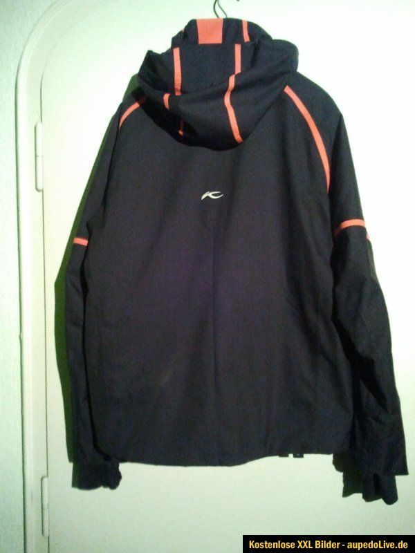 Lasse Kjus Skijacke schwarz orange Herren Gr. 56/2XL