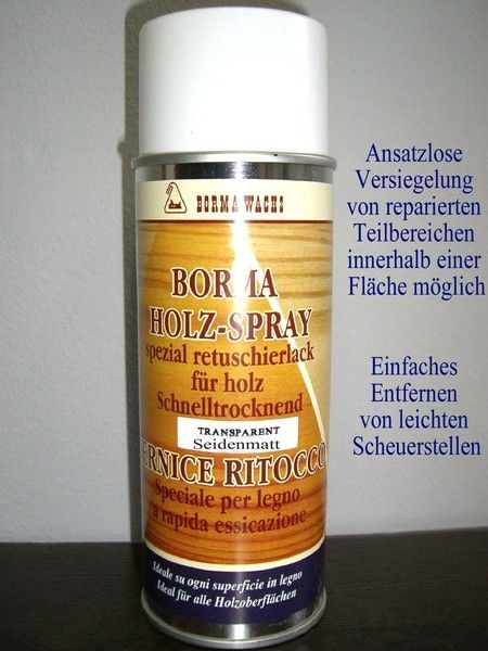 Borma Möbel  Reparaturlack , speziell entwickelt für Antiquitäten