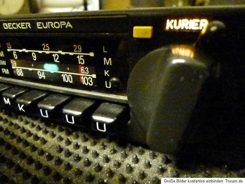 BECKER AUTORADIO EUROPA 598