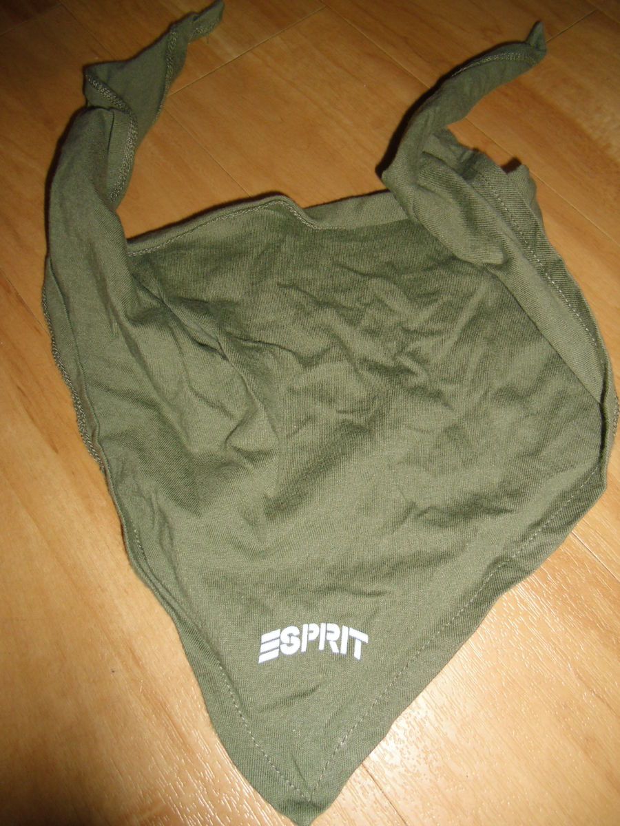 ESPRIT   cooles Halstuch Tuch Schal grün khaki