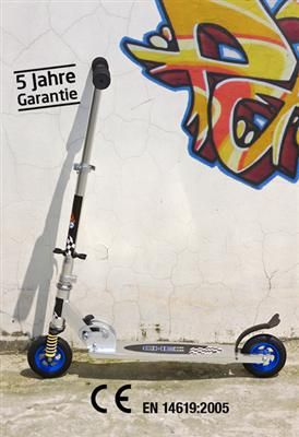 Scooter KS 607 mit Gummirollen und Vorderradaufhängung