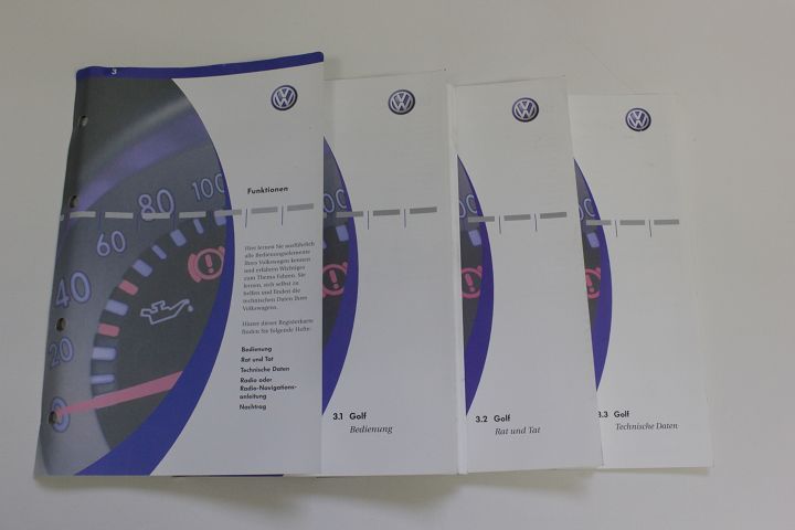 Original VW Golf 5 V Bordbuch BDA Deutsch Handbuch Bedienungsanleitung