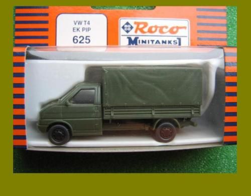 Roco 625 Minitanks VW T4 EK PIP OLIV Transporter NEU OV