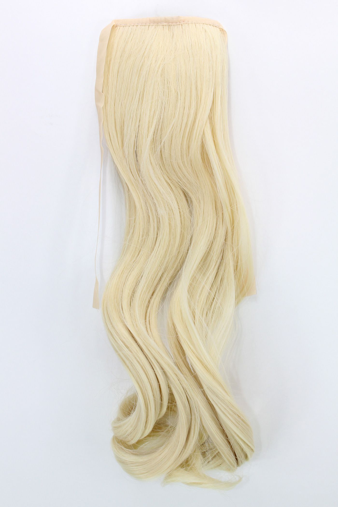  Blond wellig 45cm YZF TC18 613 Band Klammer Haarverlängerung