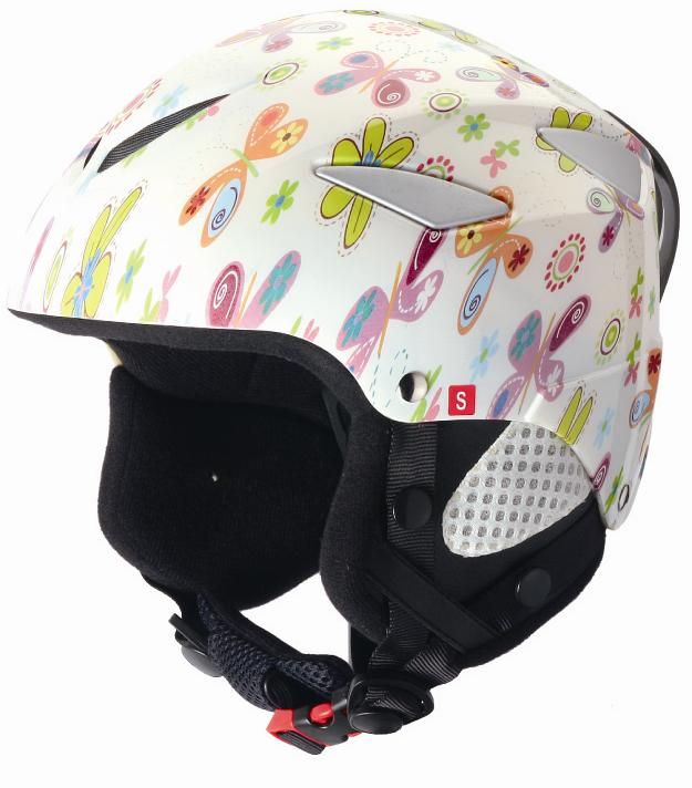 Kinder Skihelm Snowboardhelm Kinderskihelm VS613 Schmetterling Gr. XXS