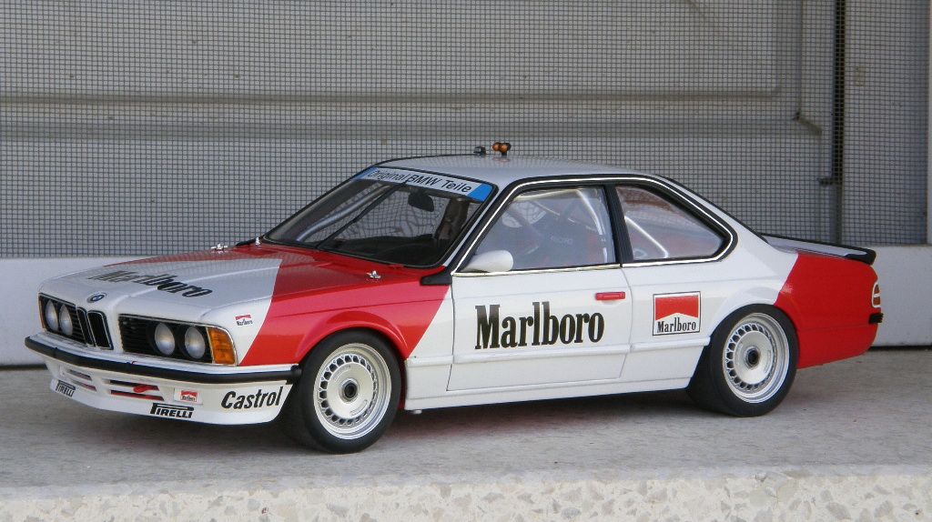 18 Autoart BMW 635 CSI Marlboro Testcar Umbau/Einzelstück