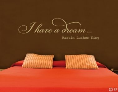 WANDTATTOO SCHLAFZIMMER I HAVE A DREAM USS030 NEU