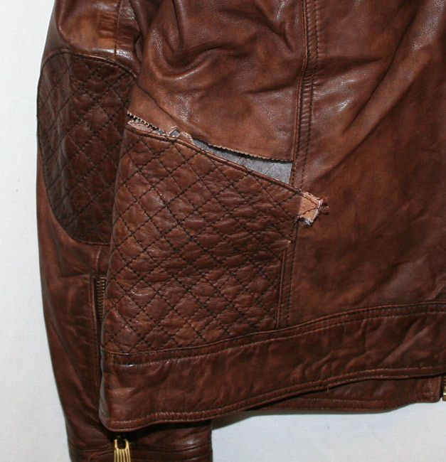 Lederjacke Rick Cardona cognac Gr.36 DEFEKT