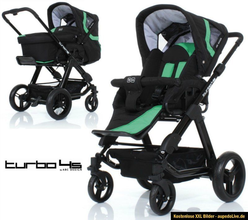 ABC Design Turbo 4S   Kombikinderwagen   Neu     Design Avocado